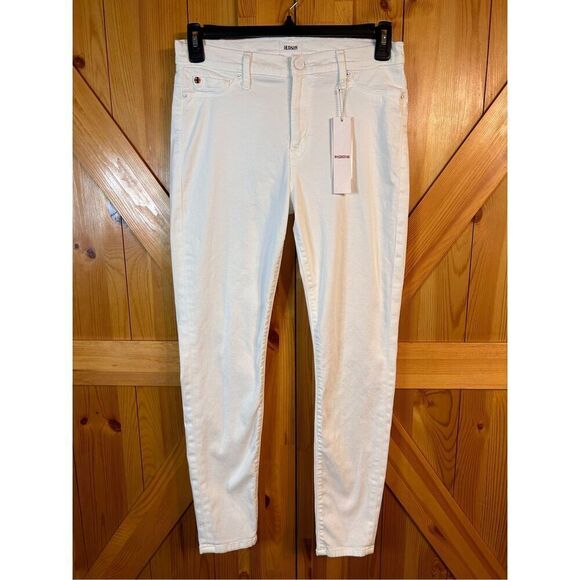 HUDSON Midrise NICO Super Skinny Ankle Jeans White 31 nwt (4538) - Picture 1 of 8